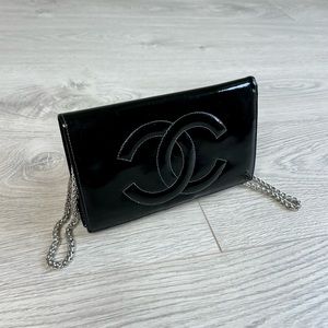 Chanel Patent Bifold Wallet